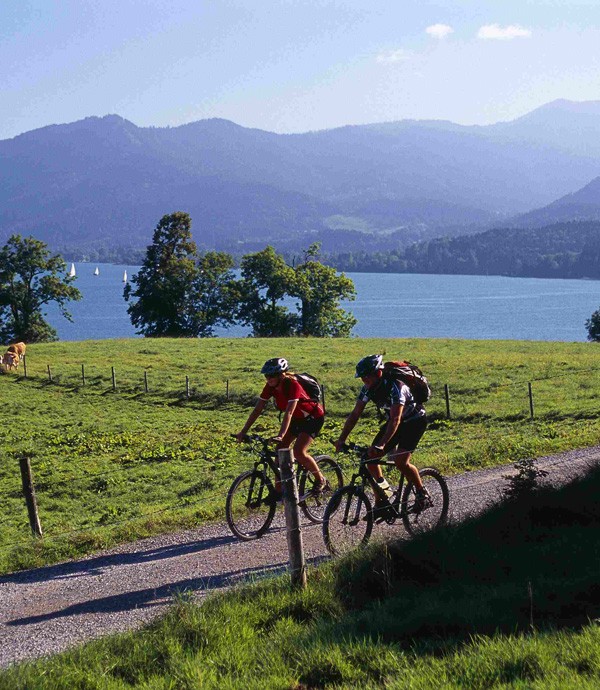 Fahrradfahren am Tegernsee