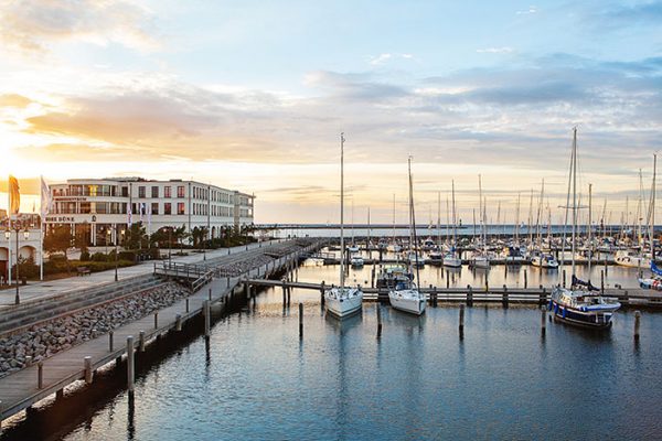 Winter Arrangement aus der Yachthafenresidenz Hohe Düne | travelcam.tv